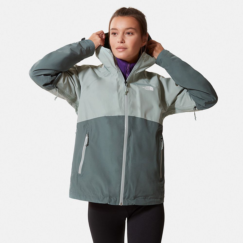 The North Face Insulated Jacket Womens Australia - The North Face Diablo Dynamic Green Hiking (QBV-1